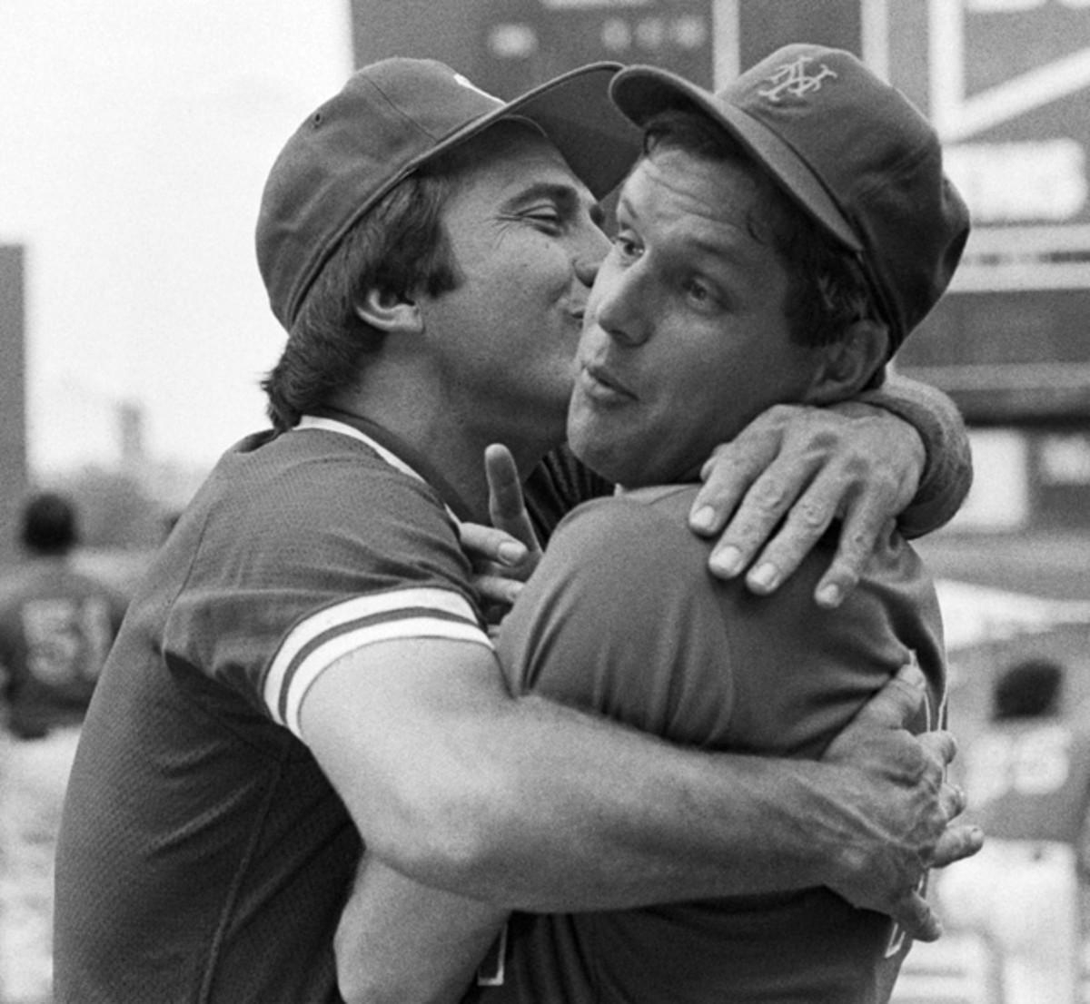 Tom Seaver and Johnny Bench 