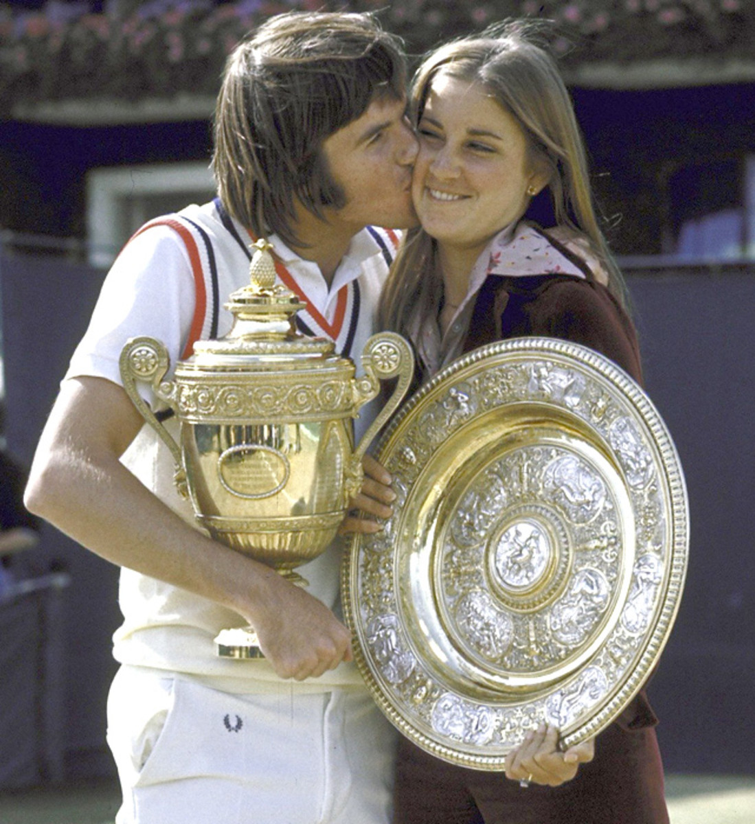 Jimmy Connors and Chris Evert 