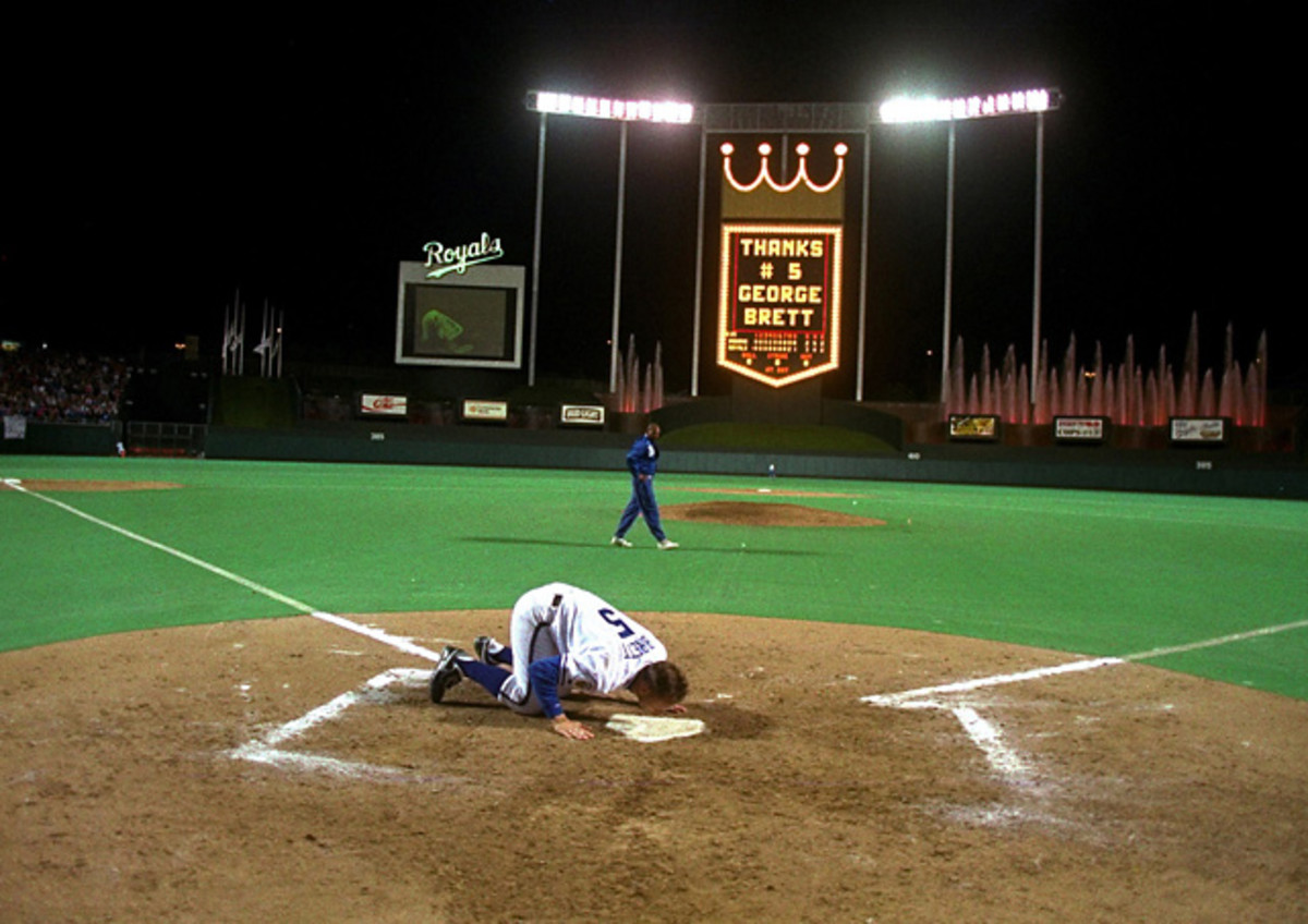 George Brett and Home Plate
