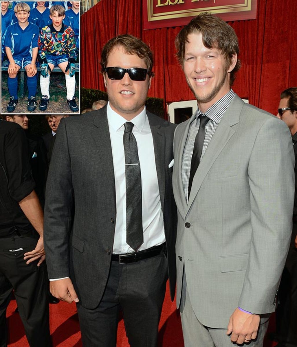 Matthew Stafford and Clayton Kershaw