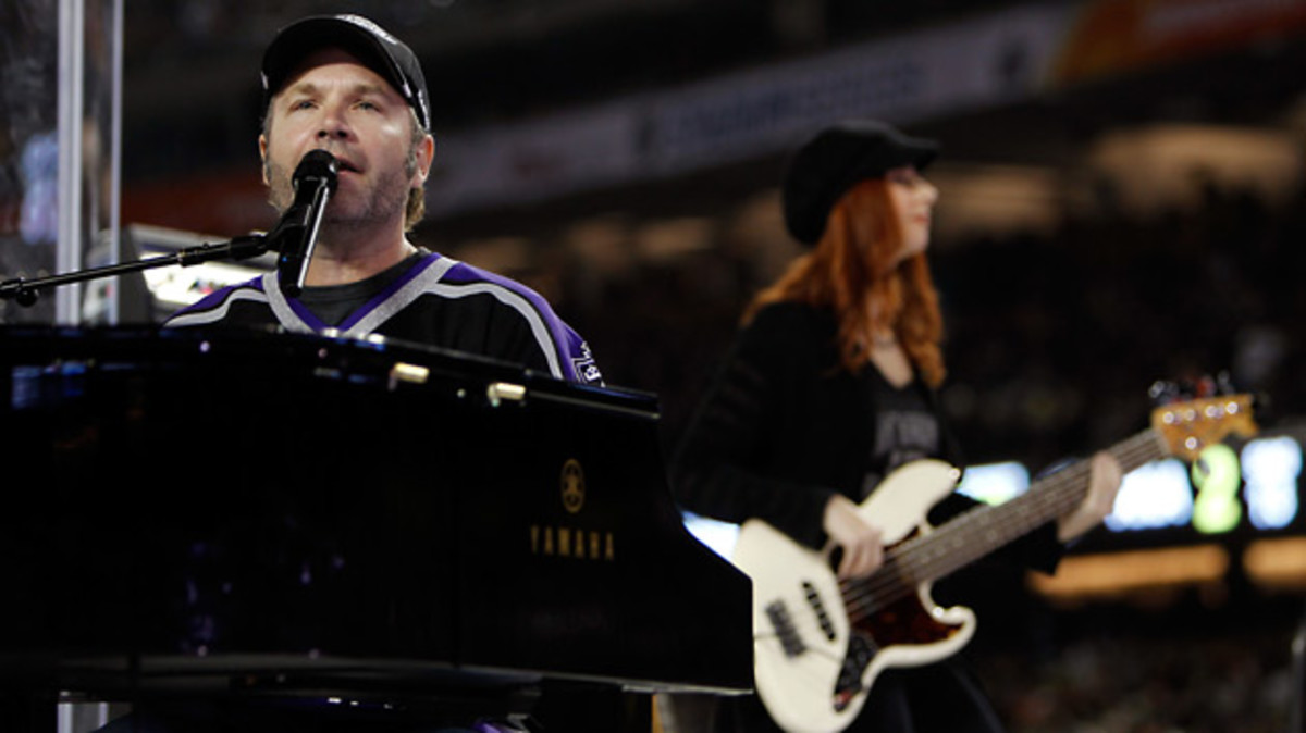 Playing the NHL's 2014 Stadium Series game at Dodger Stadium.