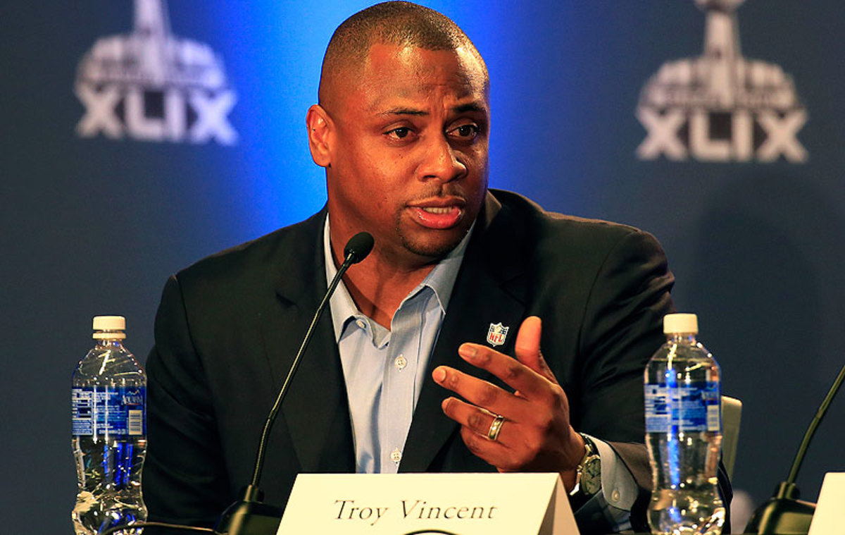 Troy Vincent, a successful NFL defensive back from 1993-2006, has worked as an NFL executive since 2010. (Rob Carr/Getty Images)