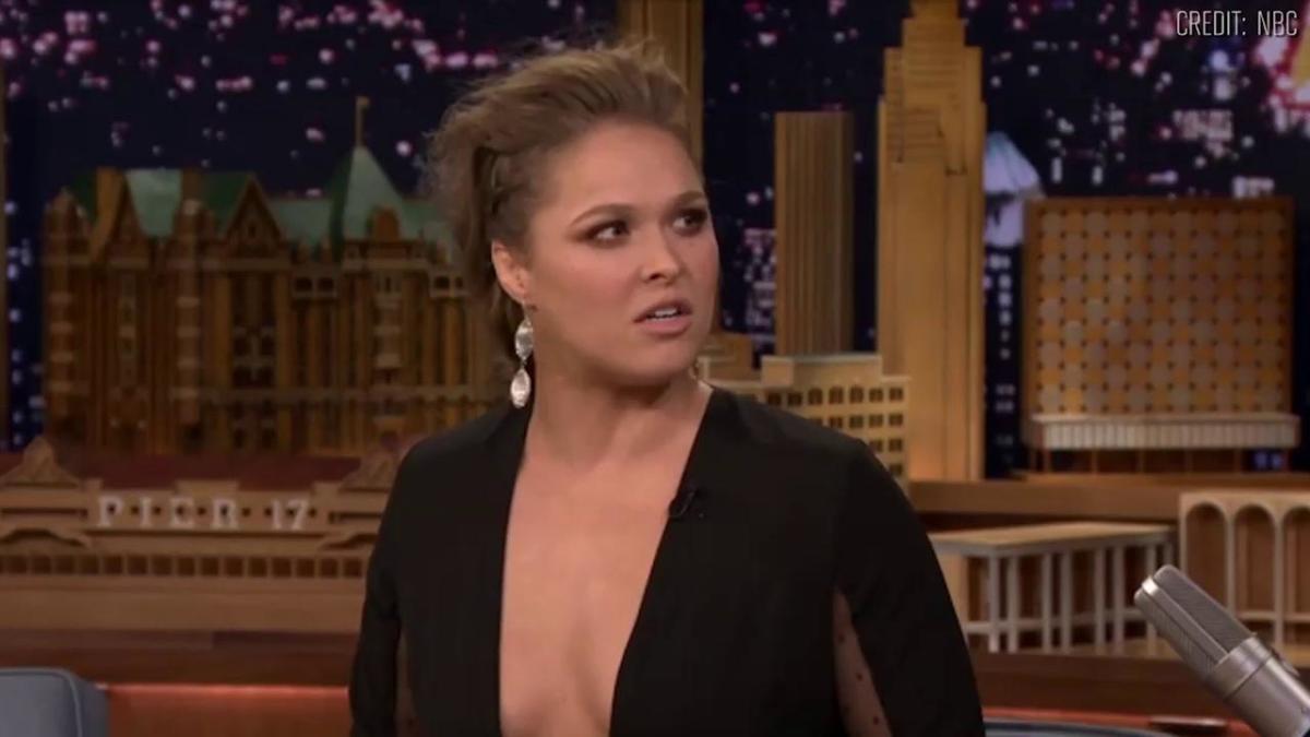 Ronda Rousey Floyd Mayweather feud on Tonight Show with Jimmy Fallon
