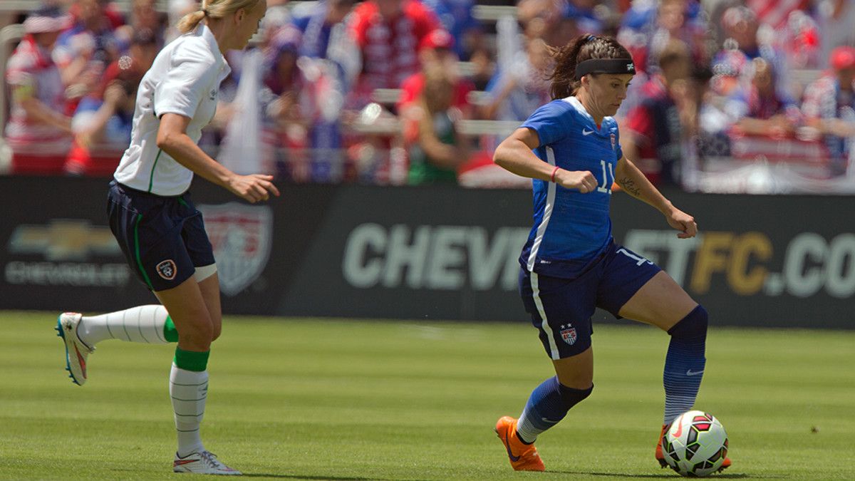 USWNT players wearing protective 