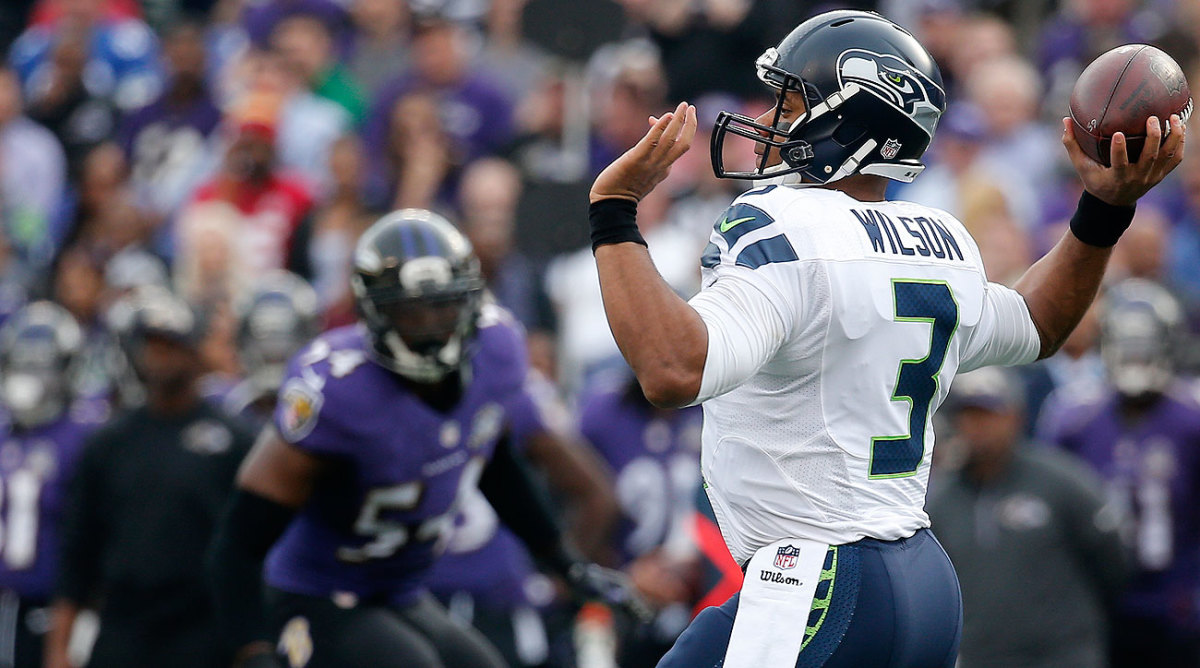Russell Wilson is the first quarterback since 1960 to have a passer rating of at least 138.5 in four consecutive games.