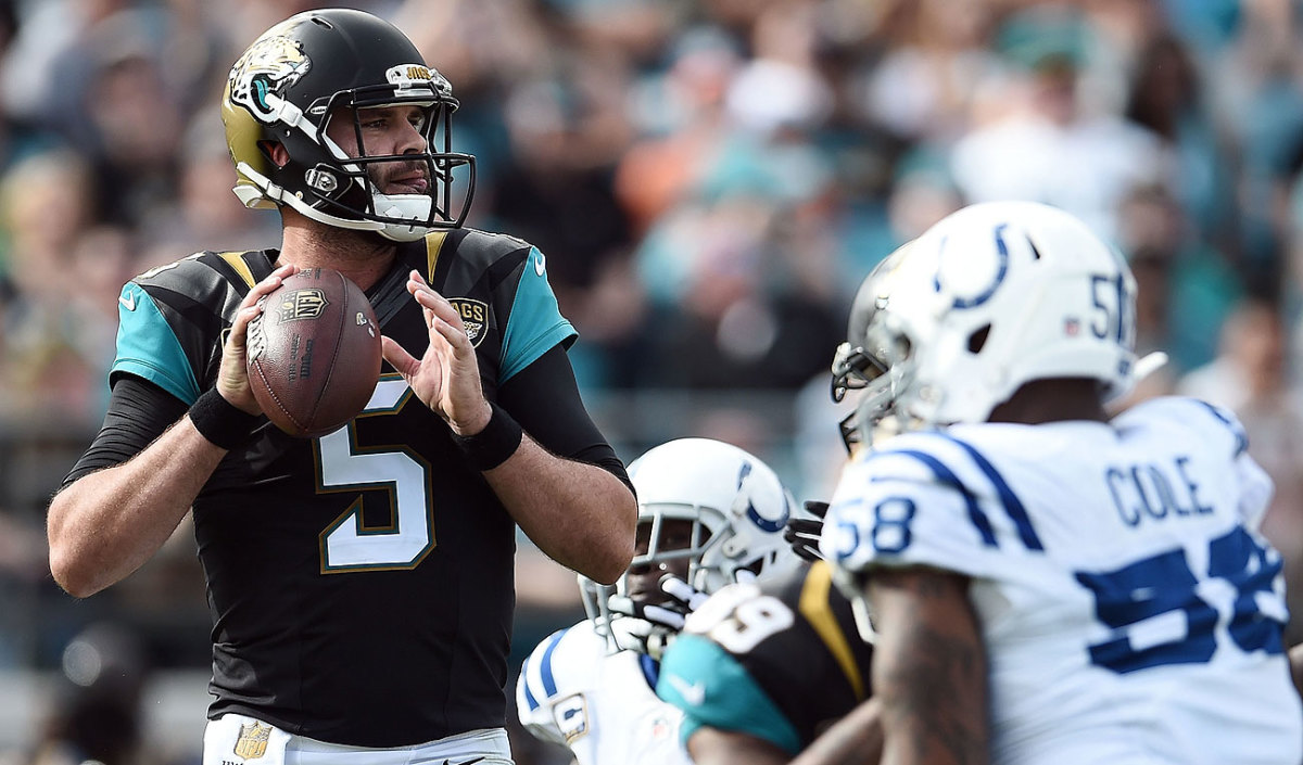 Behind Blake Bortles, the Jags ended the Colts' 16-game winning streak in the AFC South.
