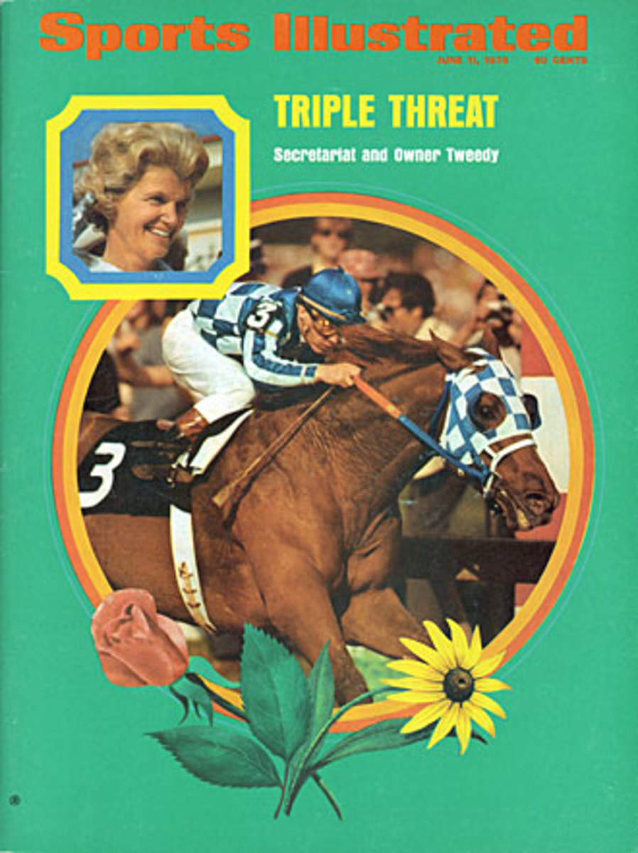 Secretariat made the cover of SI before -- but not after -- his dominating run at the Belmont Stakes.