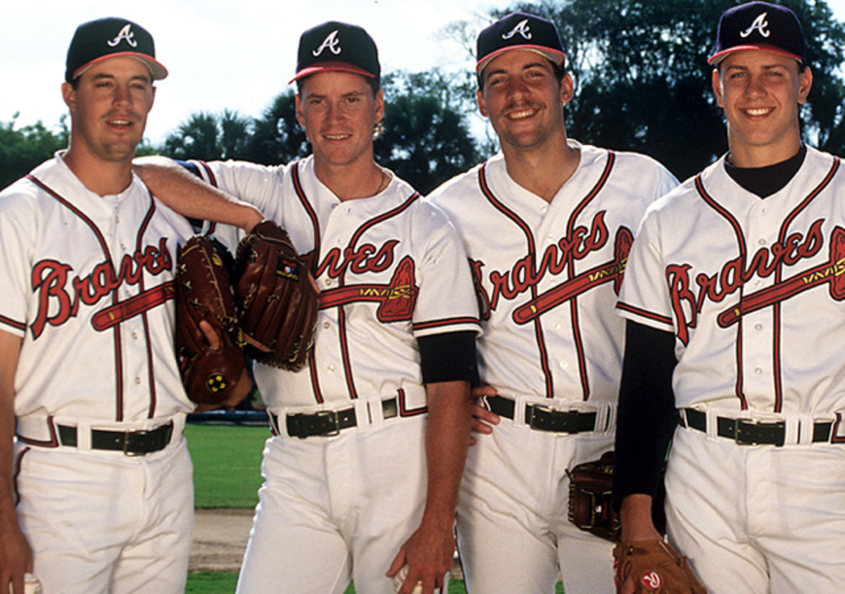 L to R: Greg Maddux, Tom Glavine, John Smoltz and Steve Avery.