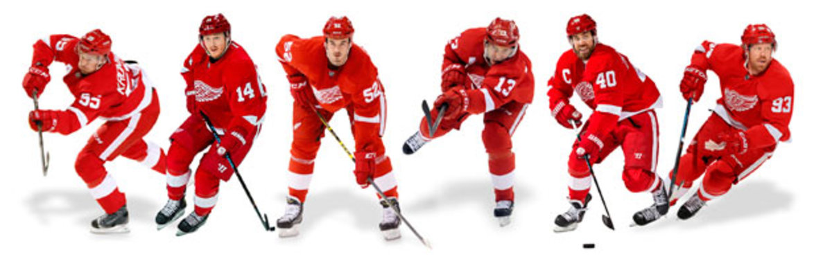 Current Red Wings scouted by Andersson: Niklas Kronwall (29th, 2000); Gustav Nyquist (121, ’08); Jonathan Ericsson (291, ’02); Pavel Datsyuk (171, 1998); Henrik Zetterberg (210, ’99); Johan Franzen (97, 2004)