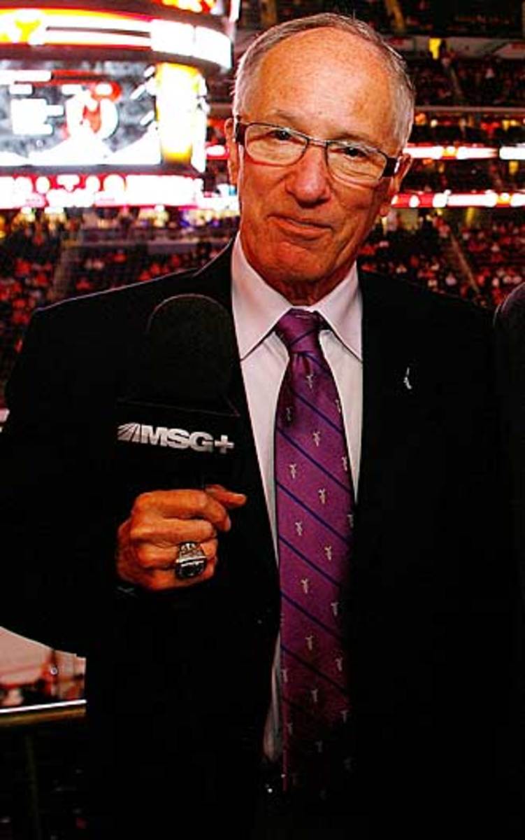 Announcer Mike (Doc) Emrick of NBC Sports.