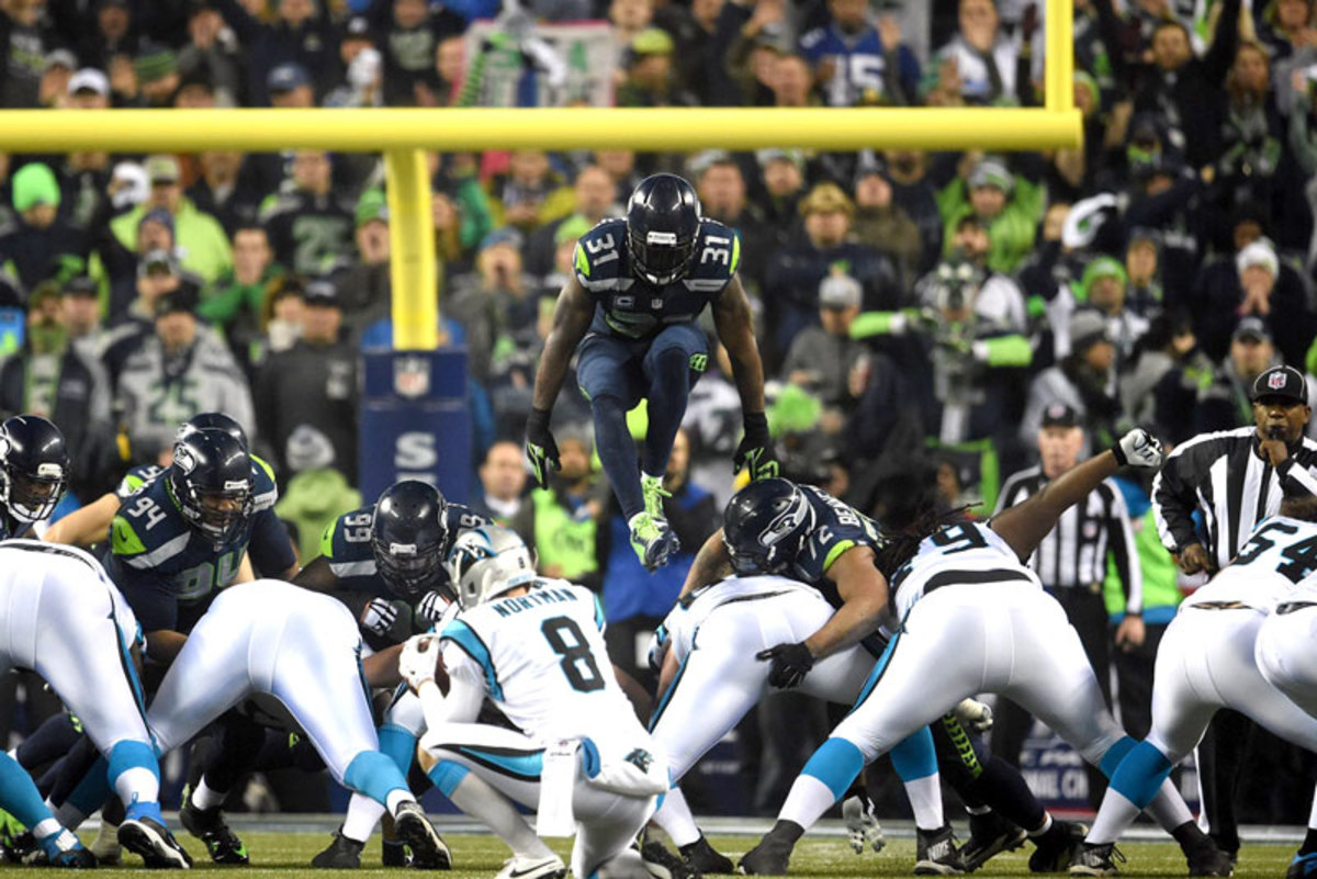 Chancellor was the real Superman in the Seattle-Carolina game. (Rod Mar for SI/The MMQB)