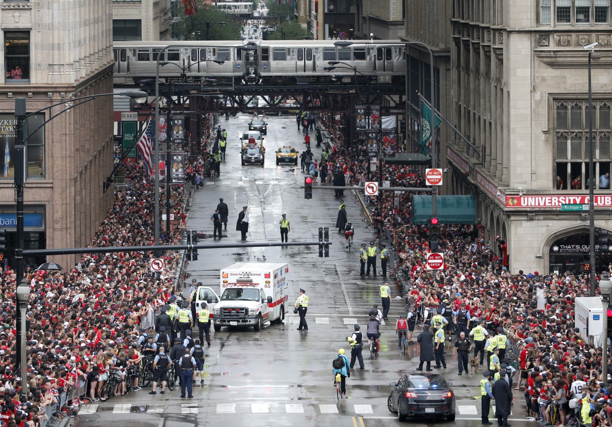 After championship hat trick, Chicago celebrates Blackhawks Sports