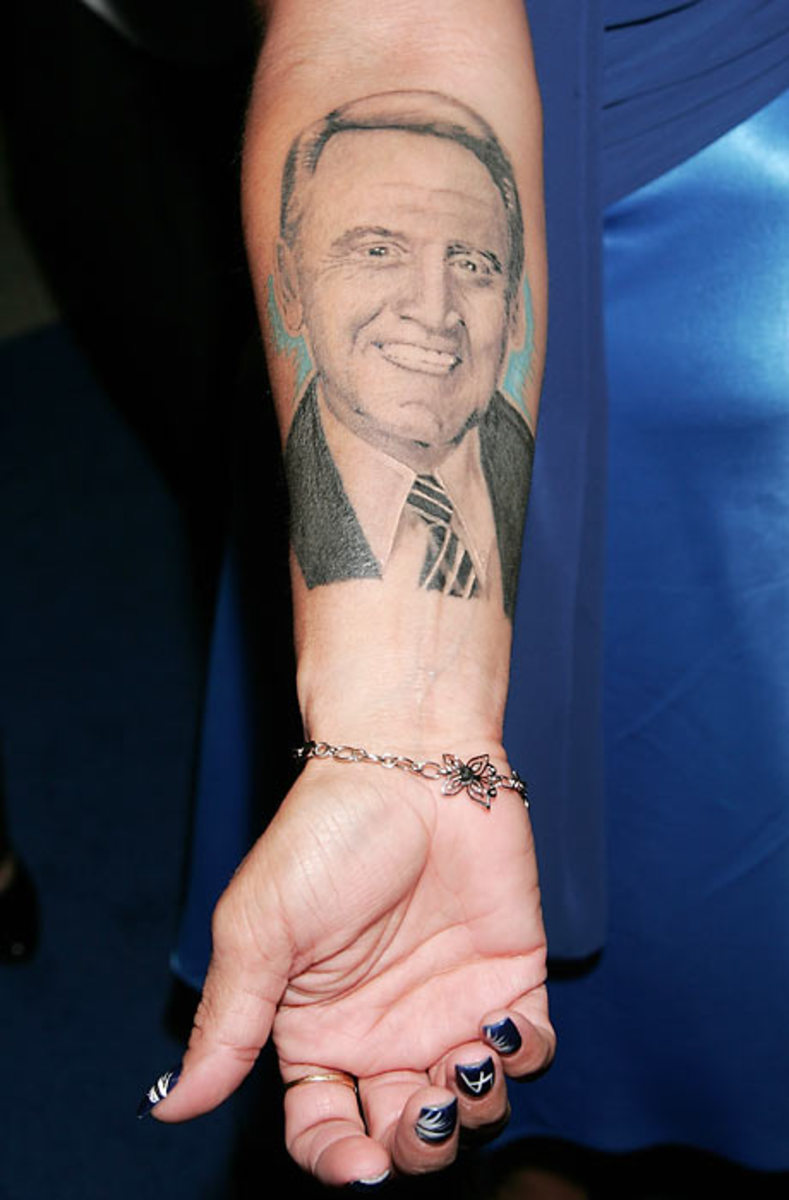 Vin Scully tattoo