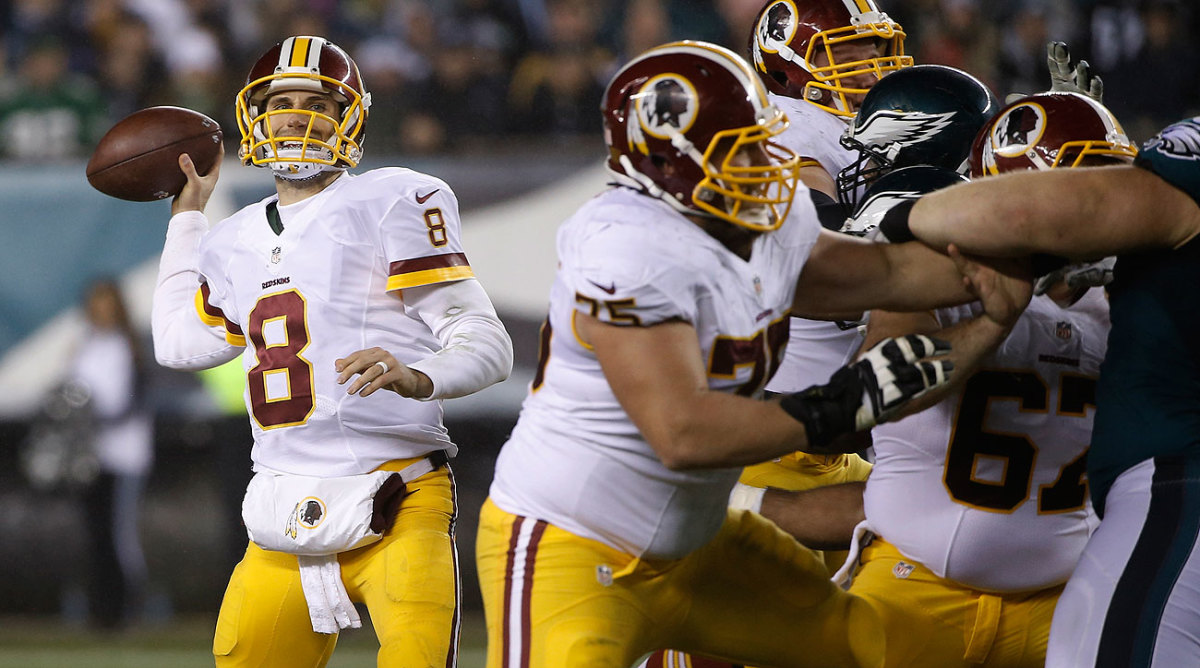 Kirk Cousins started every game for Washington this season in leading the team to an NFC East title.