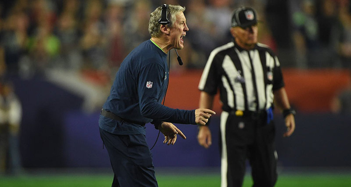 Next season, Pete Carroll and the Seahawks will be aiming to become the first team in the NFL's salary-cap era to appear in three straight Super Bowls. (Robert Beck/Sports Illustrated/The MMQB)