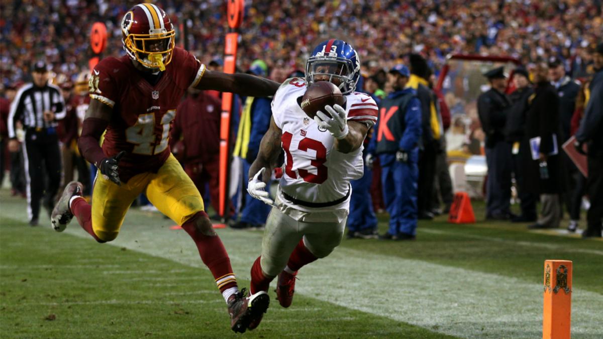 Video Odell Beckham makes onehanded TD catch for Giants Sports
