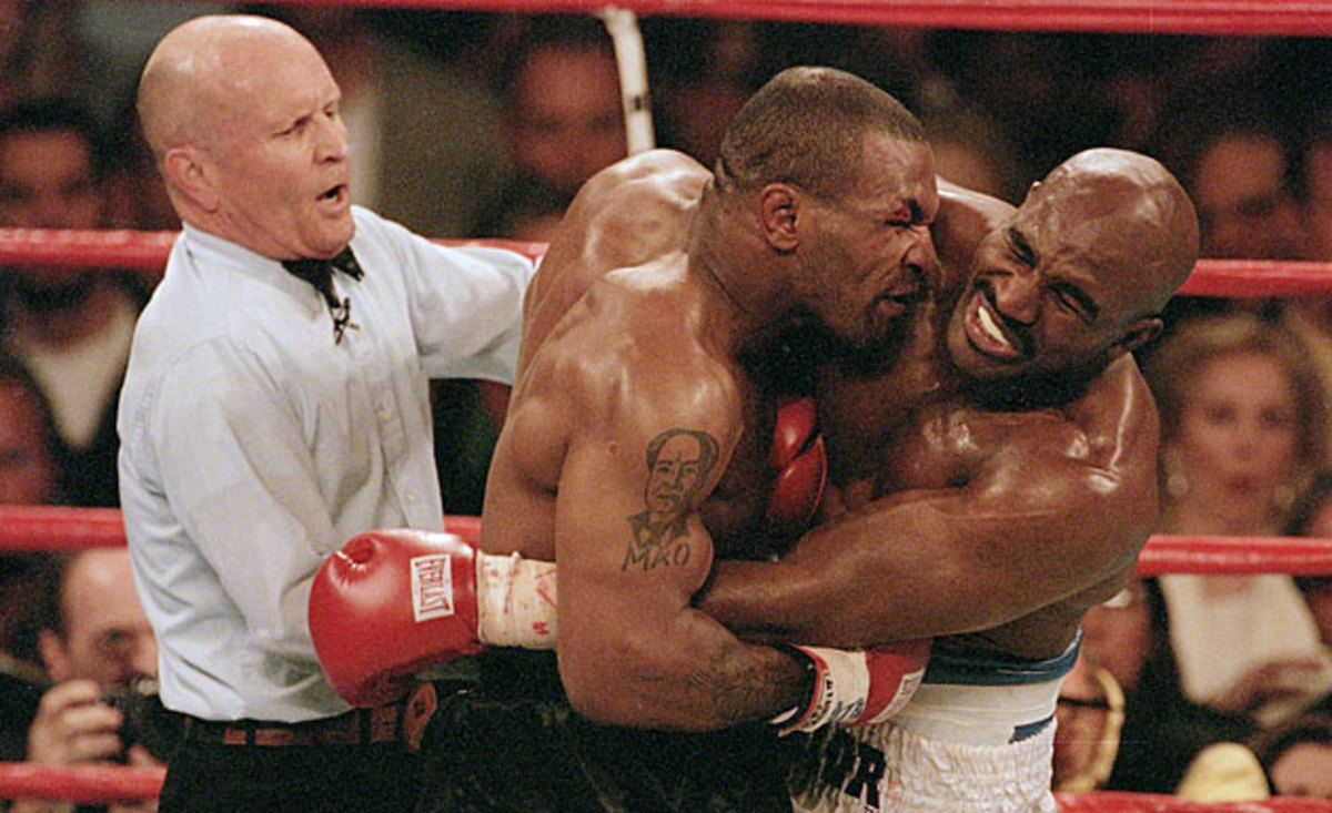 Mike Tyson and Evander Holyfield