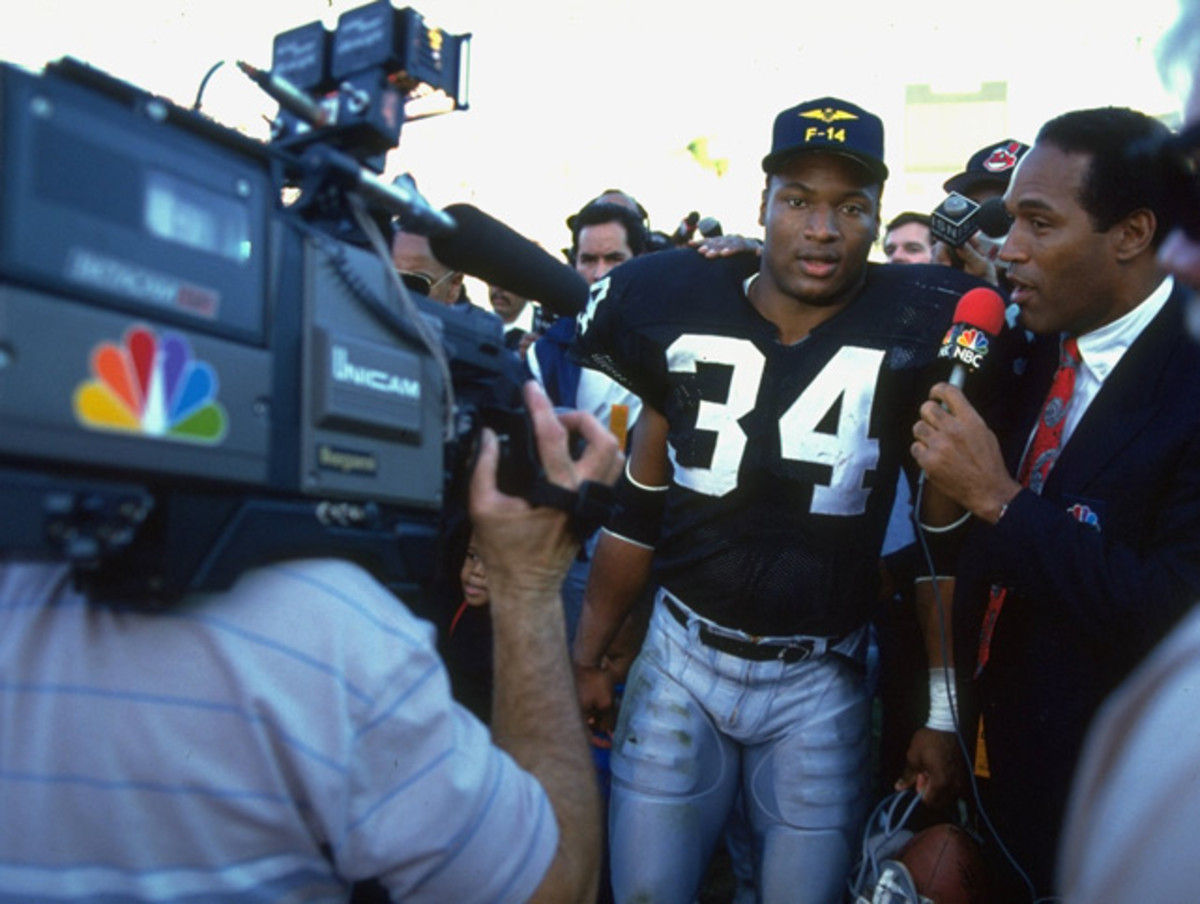 Bo Jackson and O.J. Simpson