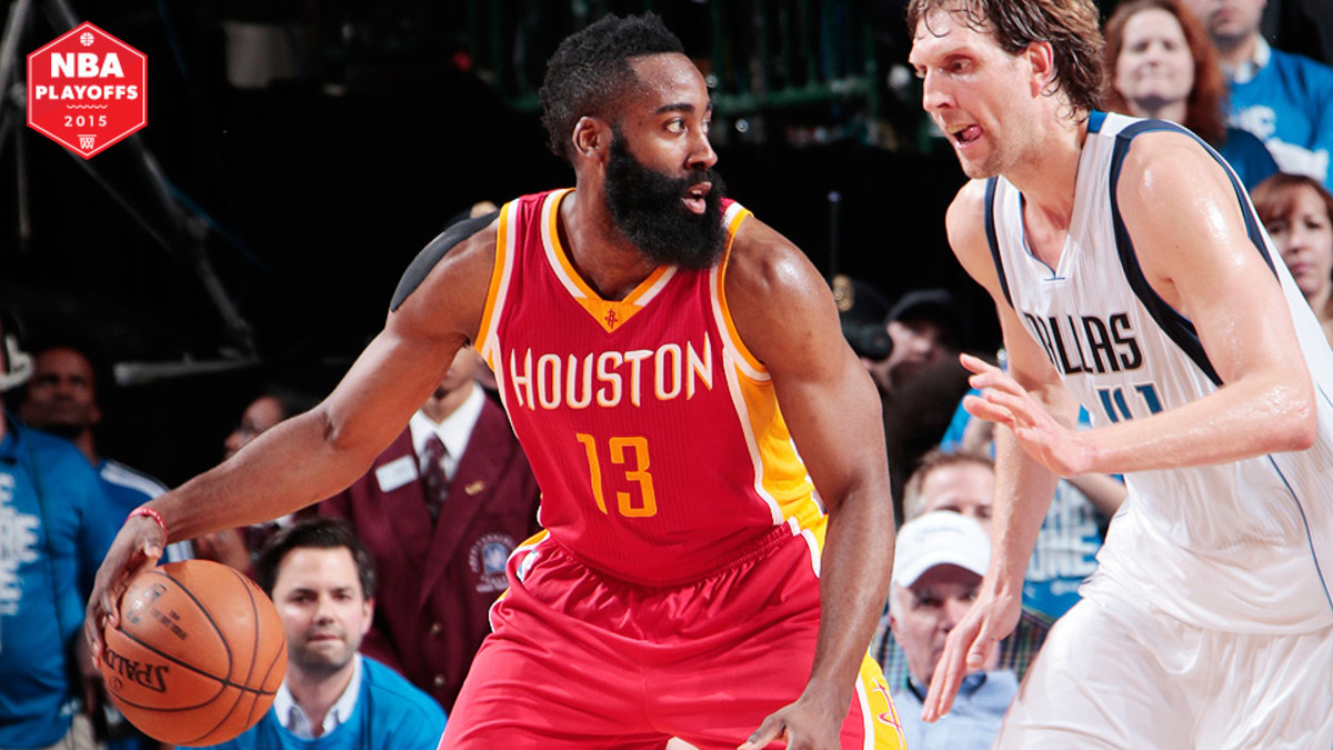 James Harden, Rockets hold off Mavericks without Rondo in Game 3 ...