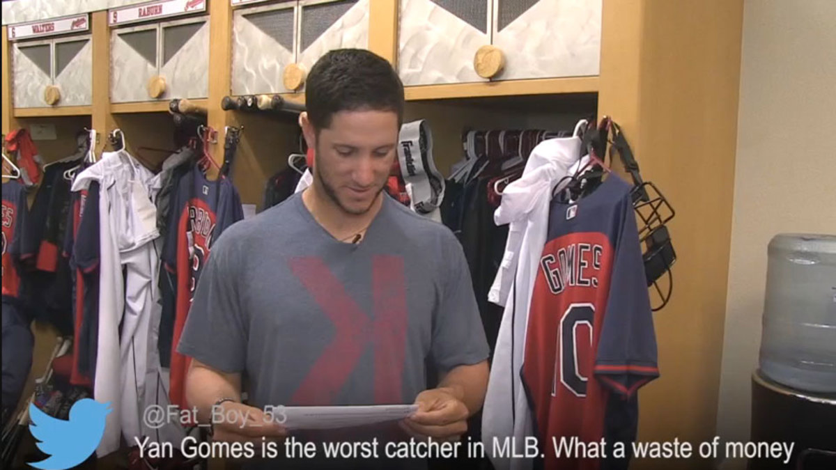 Video Cleveland Indians players read mean tweets about themselves