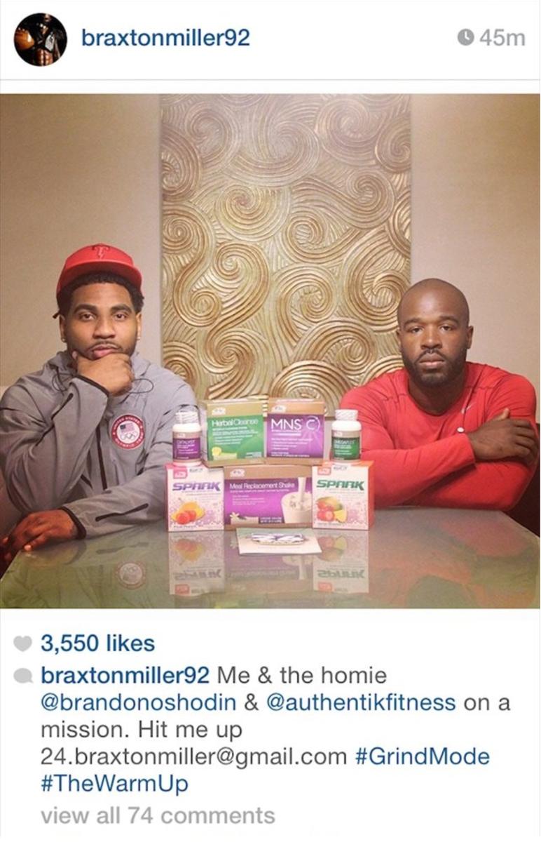 Braxton miller advocare instagram post