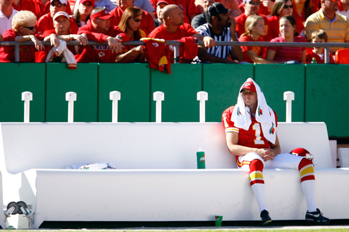 Tynes, who beat out Morten Anderson for a spot on the Chiefs in 2004, knows how tenuous a kicker’s fate can be. (Jamie Squire/Getty Images)