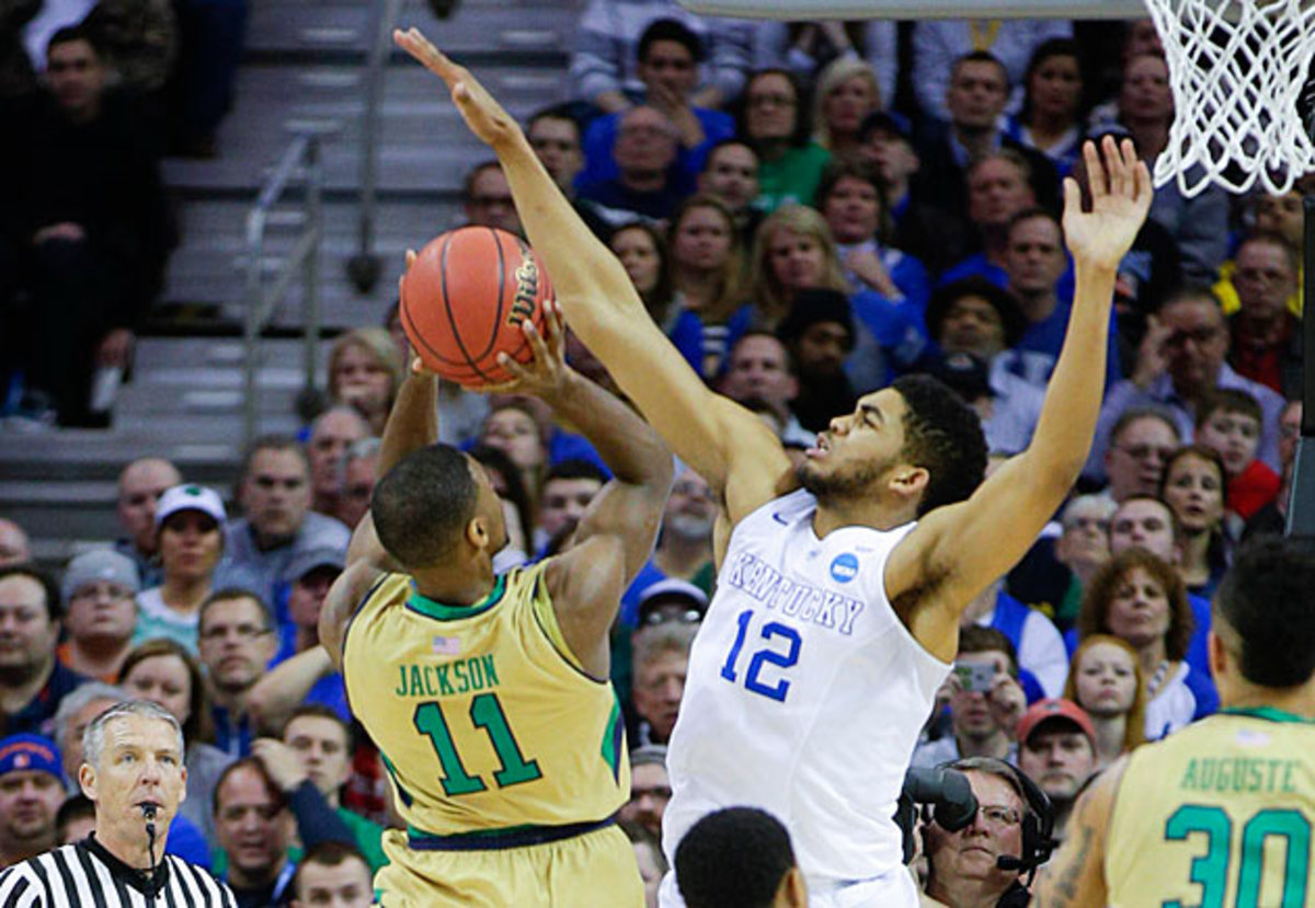 Karl-Anthony Towns block inline