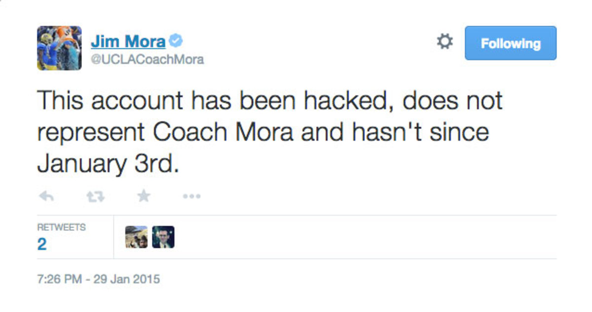 ucla jim mora hacked