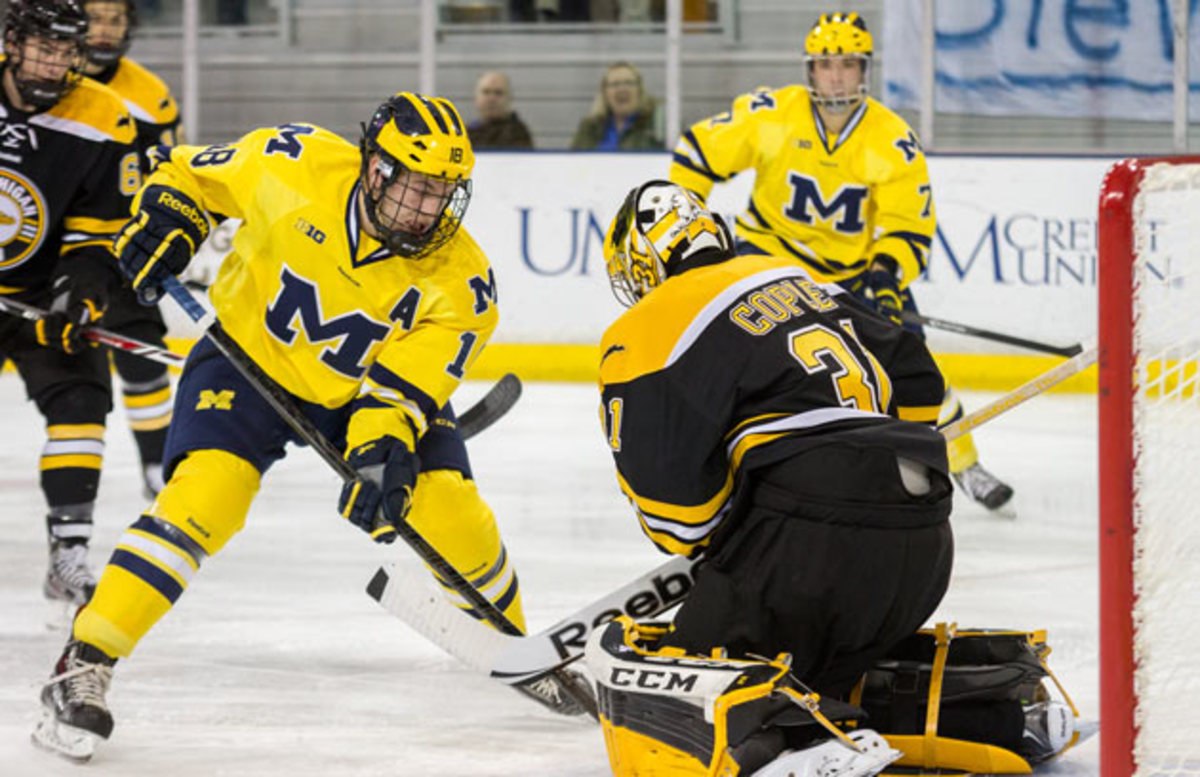 Former Skyline quarterback Andrew Copp to play college hockey for Michigan