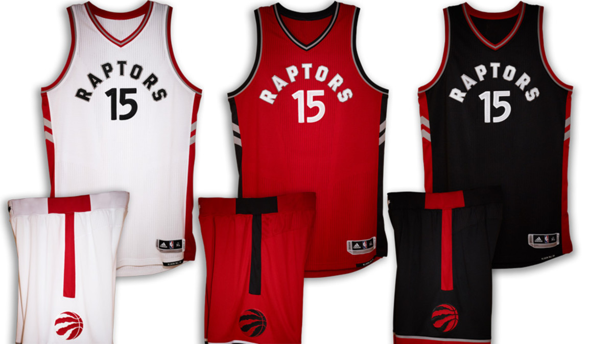 Toronto Raptors unveil new uniforms for 2015-16 season