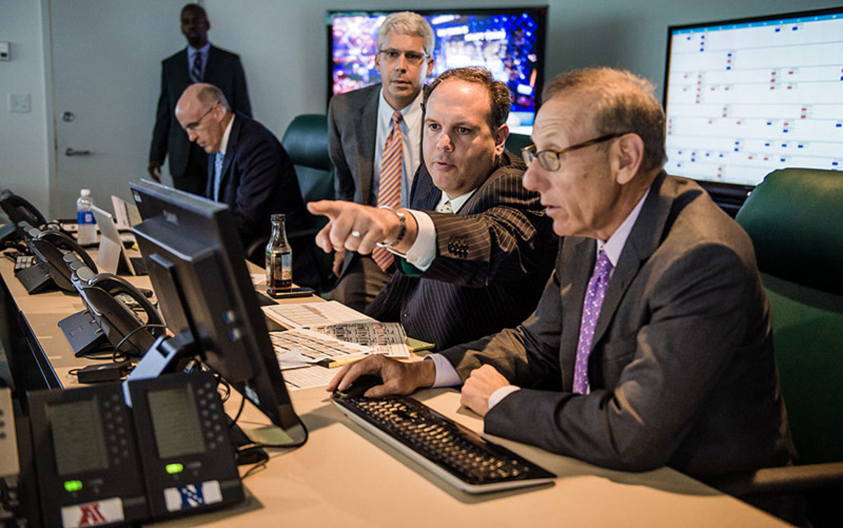 From the draft war room to free agency, Mike Tannenbaum has been busy since taking over football operations for the Dolphins. (Photo courtesy of Miami Dolphins)