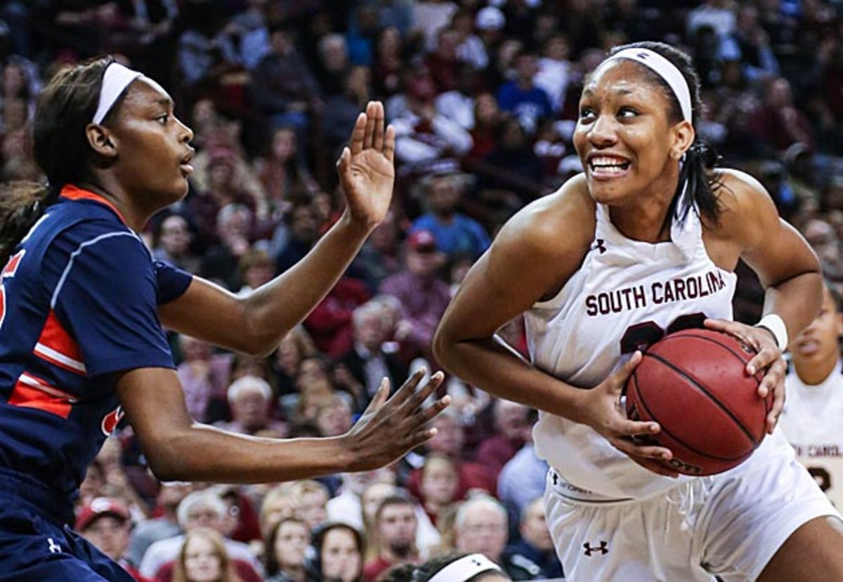 A'ja Wilson South Carolina women's basketball inline image