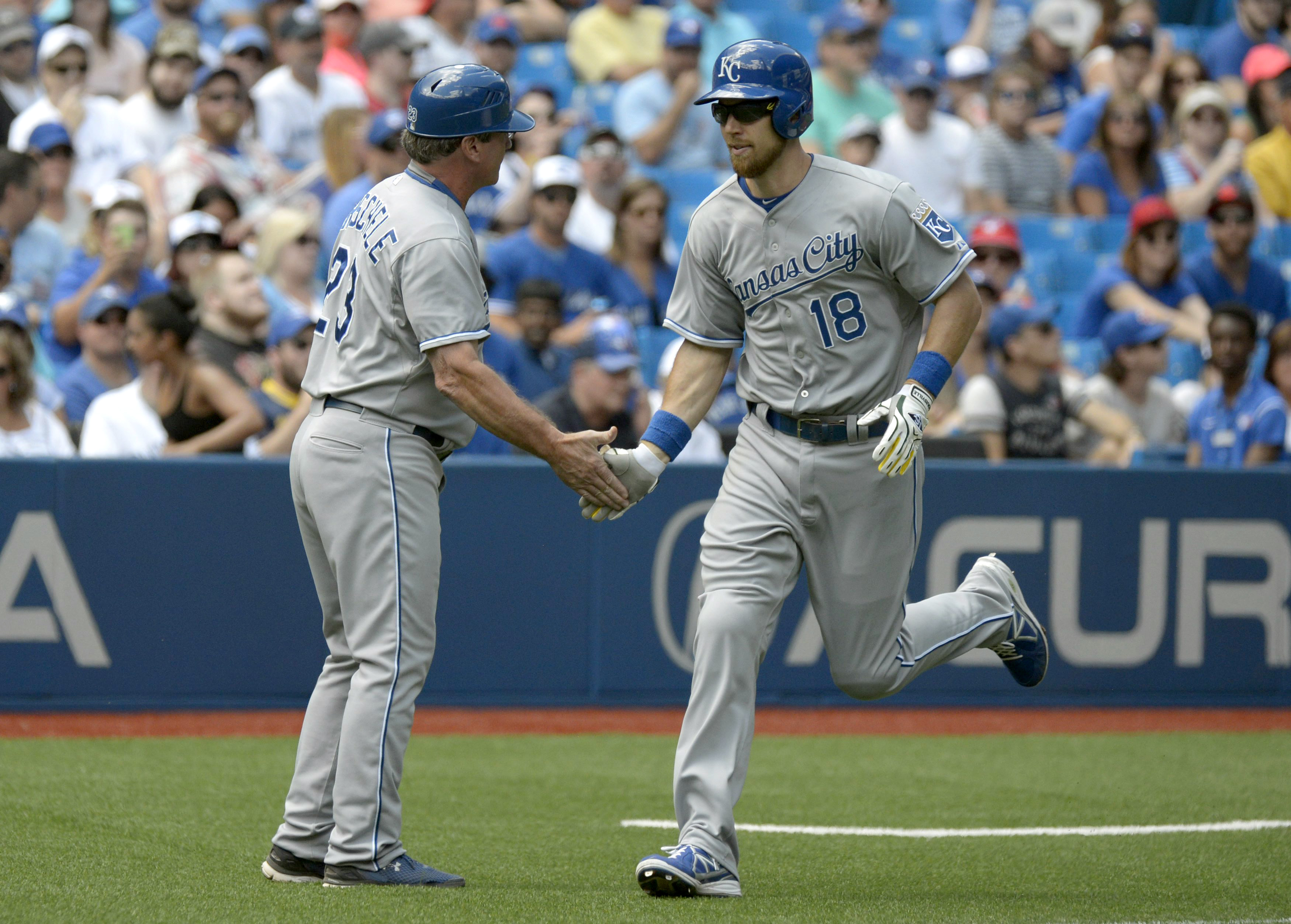 Zobrist hits 2 HRs, Royals beat Jays 7-6 - Sports Illustrated