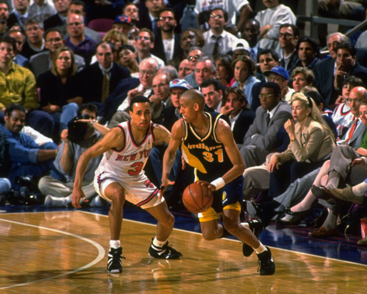 Reggie Miller and John Starks