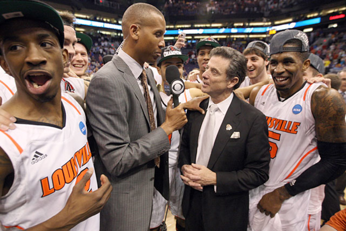 Reggie Miller and Rick Pitino