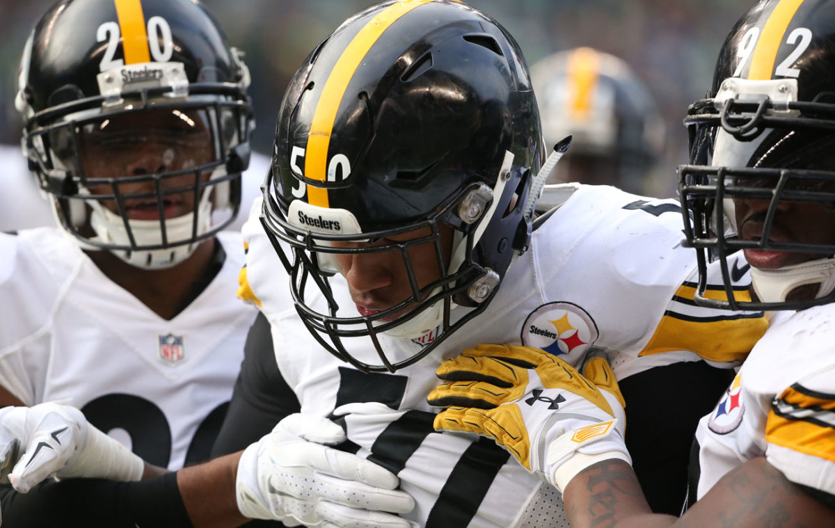 Ryan Shazier was one of two Steelers to go into the concussion protocol on Sunday against the Seahawks.