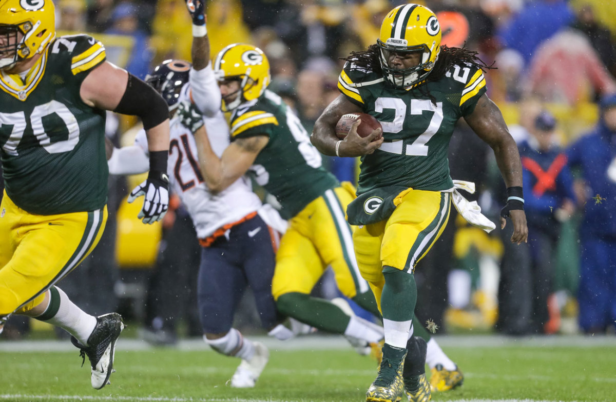 Lacy has picked it up recently, with 100-yard games in Weeks 11 and 12.