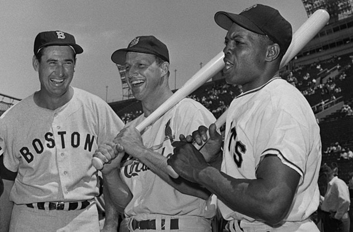 Ted Williams, Stan Musial and Willie Mays (L to R) were as good at the Midsummer Classic as they were during the regular season.