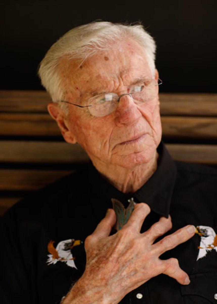 Chuck Bednarik, photographed by Walter Iooss Jr. in 2011.