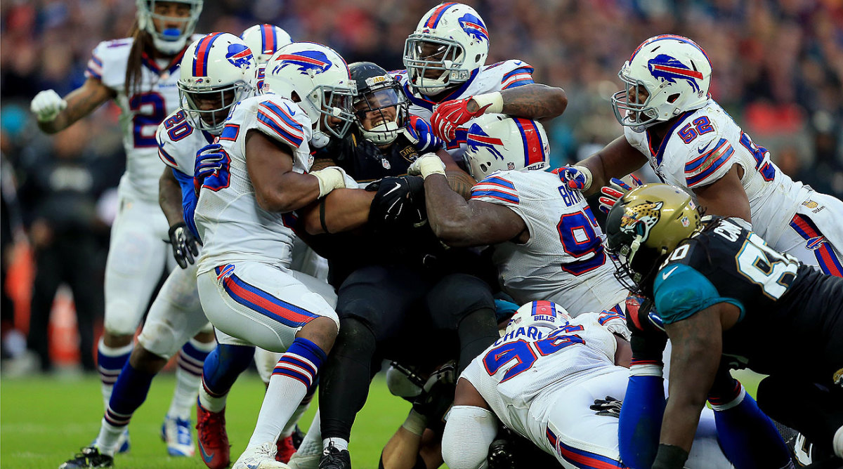 The Bills-Jags game in London was live-streamed by Yahoo and available for free download across the world.