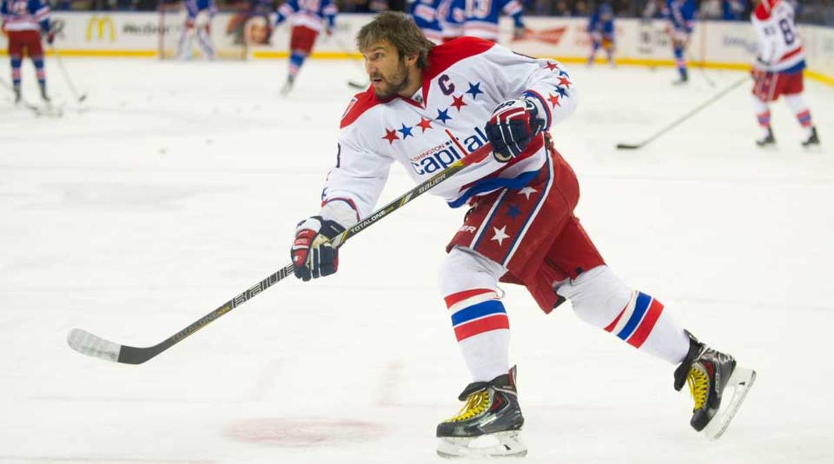 Capitals Rangers Game 7 Alex Ovechkin scores goal Sports Illustrated