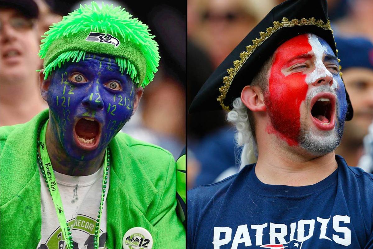 Seattle-Seahawks-New-England-Patriots-fans-painted-faces-hat-wig.jpg