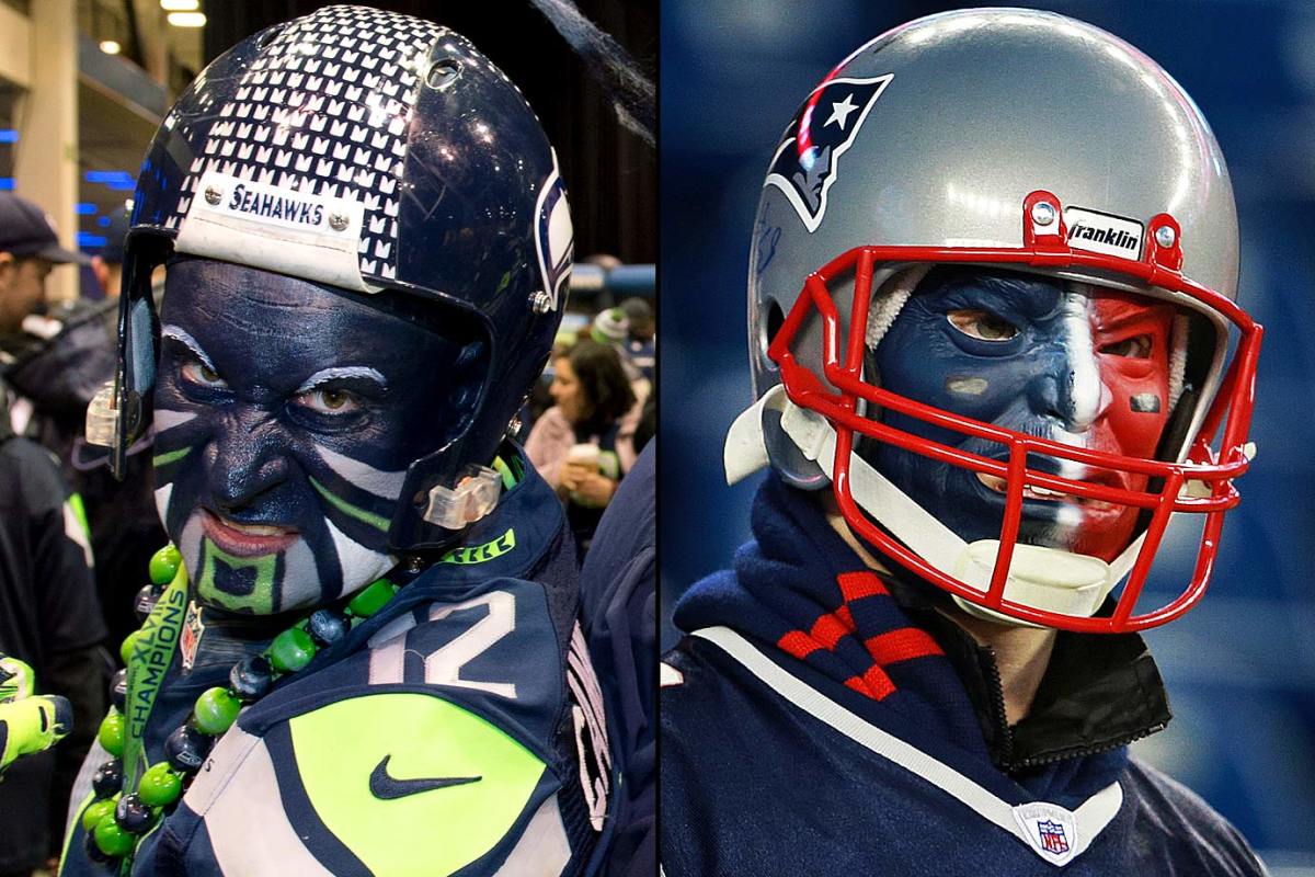 Seattle-Seahawks-New-England-Patriots-fans-helmets.jpg