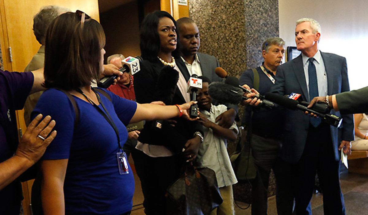 Tammy and Roferrel Simpson told reporters after Johnathan's hearing that justice had not been done.