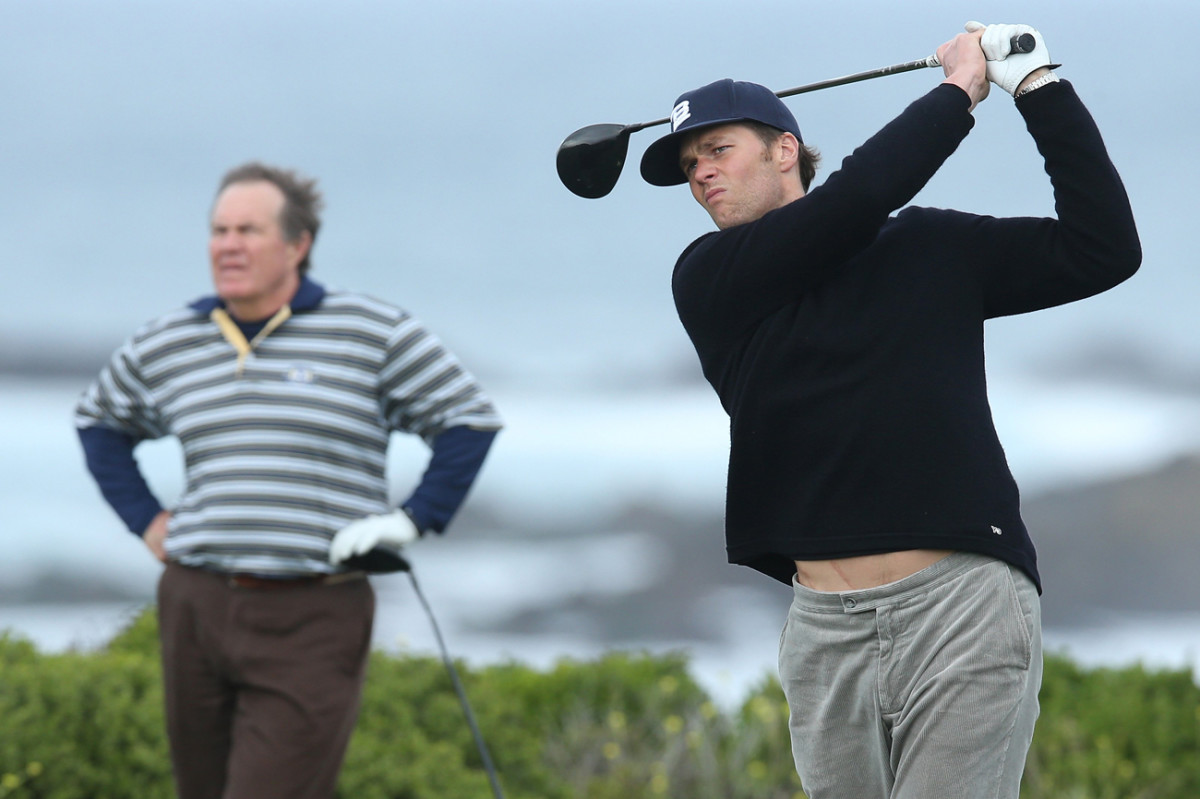On the links at Pebble Beach, February 2014. (Photo: Jeff Gross/Getty Images)