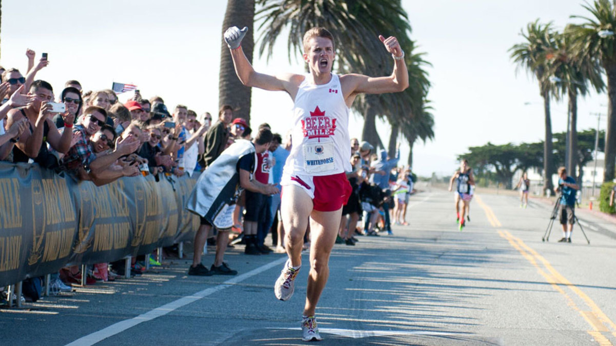 Canada's Lewis Kent runs Beer Mile world record of 451.90 Sports