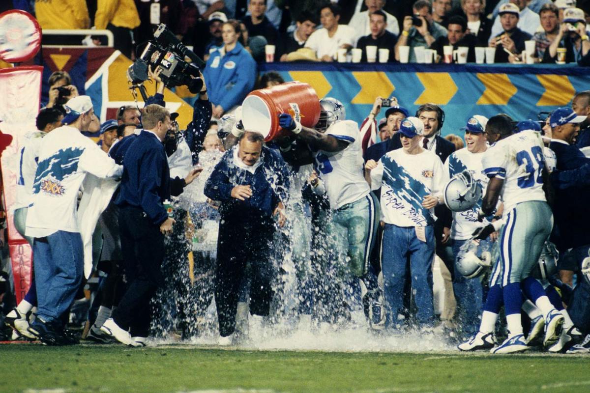 Super Bowl Gatorade Showers Through the Years Sports Illustrated
