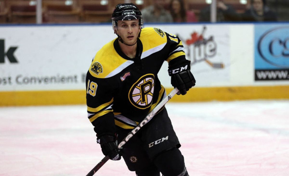 Carter Camper has totaled 37 goals and 128 points in 170 career AHL games with Providence.