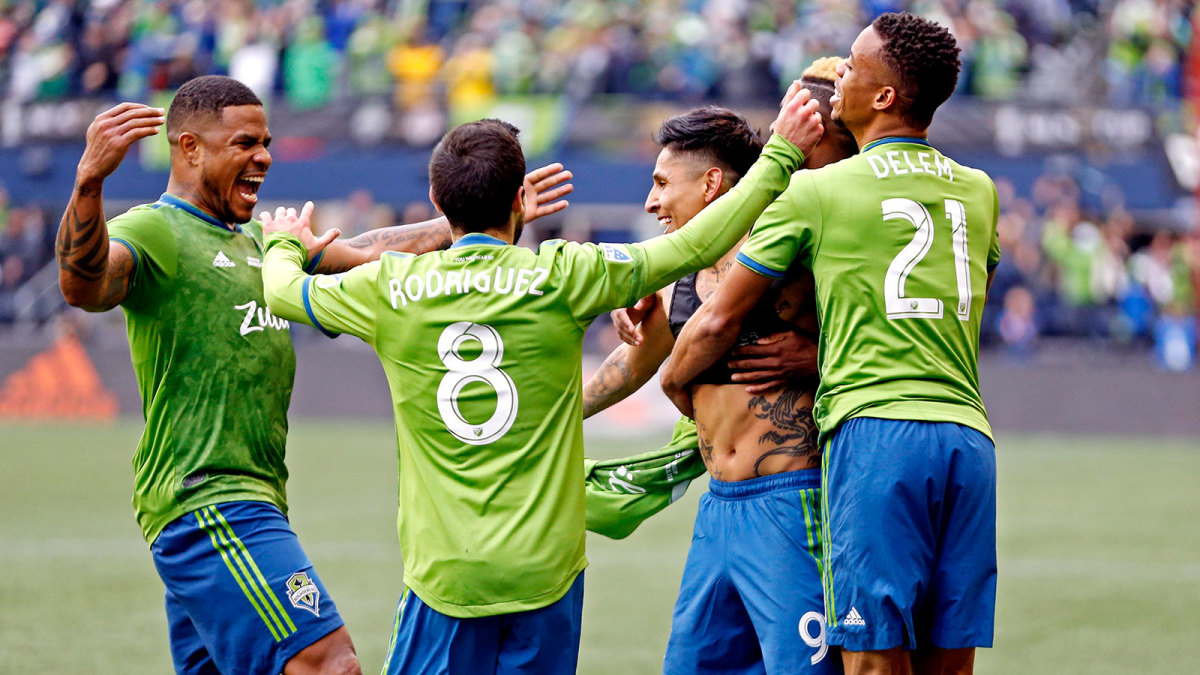 The Seattle Sounders win MLS Cup