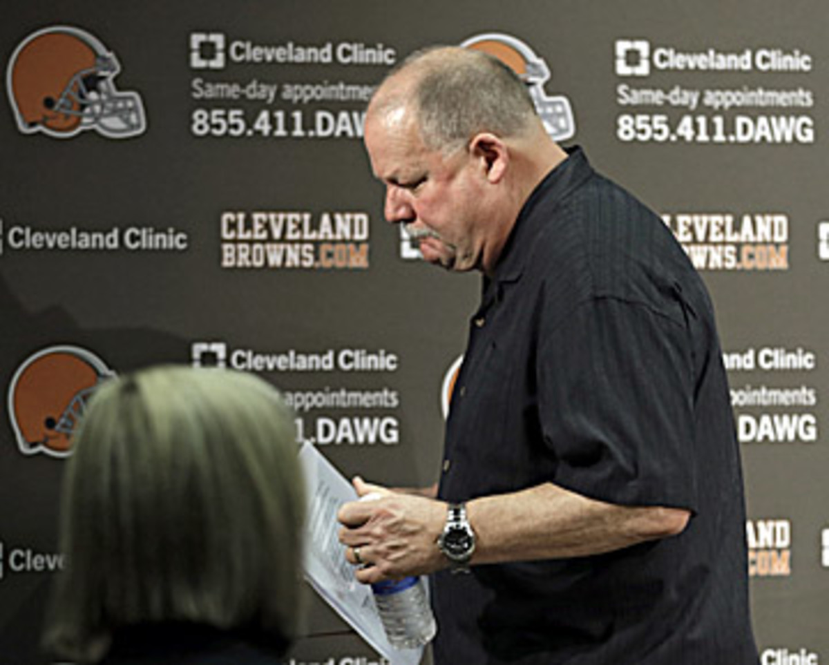 In October 2012, Holmgren announced he would be retiring as the Browns' team president at the end of that season. It was not his choice. (Mark Duncan/AP)